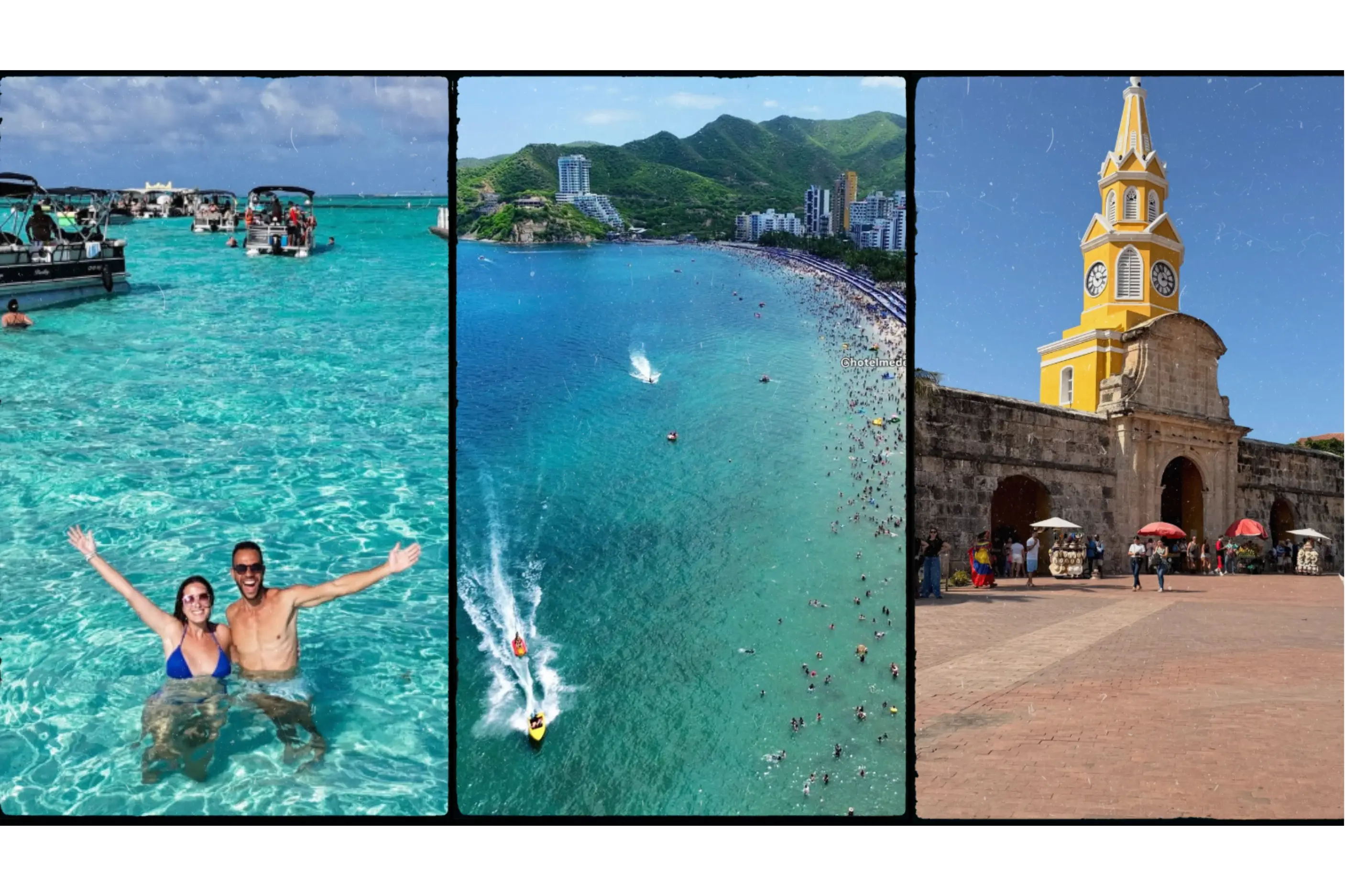 Viajeros en destino Caribe con plan organizado por ConexionTrip